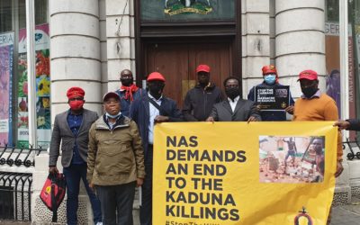 Group protest Southern Kaduna killings at Nigeria’s High Commission in London