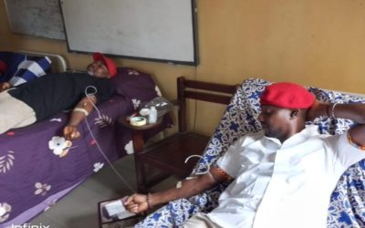 NDU Teaching Hospital commend Pyrates Confraternity on blood donation
