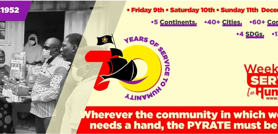 70th Anniversary and A Weekend of Service to Humanity