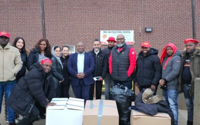 NAS donates 160 winter coats to asylum seekers in Canada
