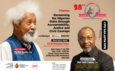 Announcing the 28th Wole Soyinka Lecture